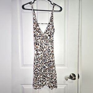 Leopard Print Dress, Ardene, Adjustable Straps, Small